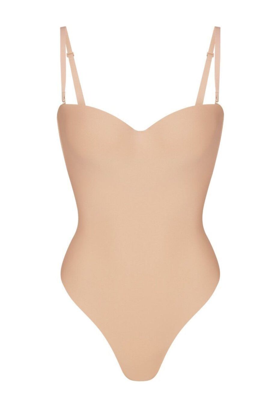 Skims Body Molded Underwire Bodysuit Sand
